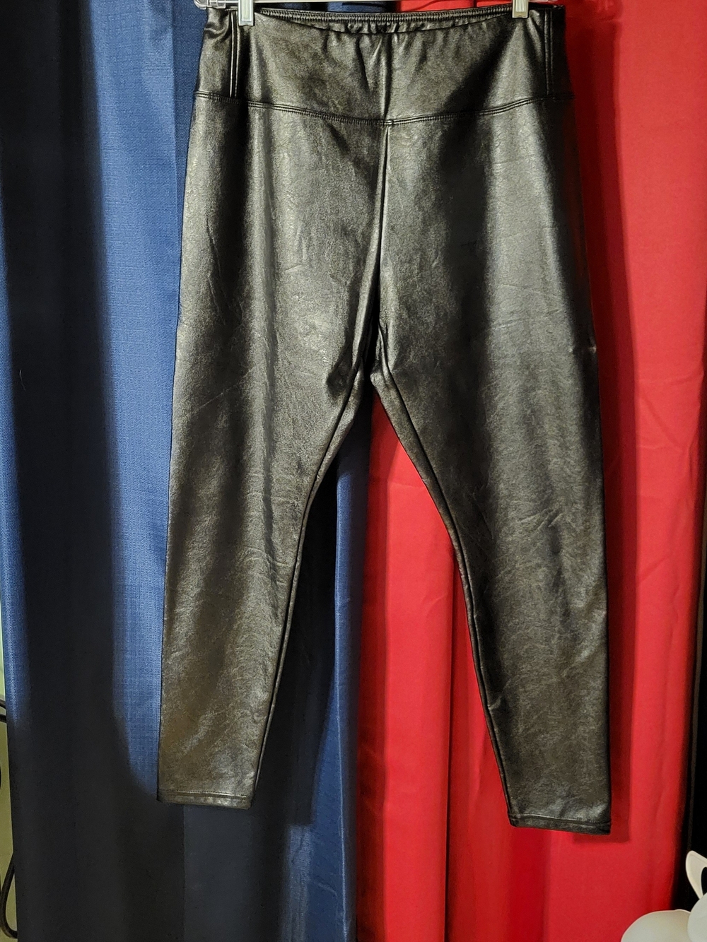 BP by Nordstrom Women's Black Faux Leather Leggings Pants 2x